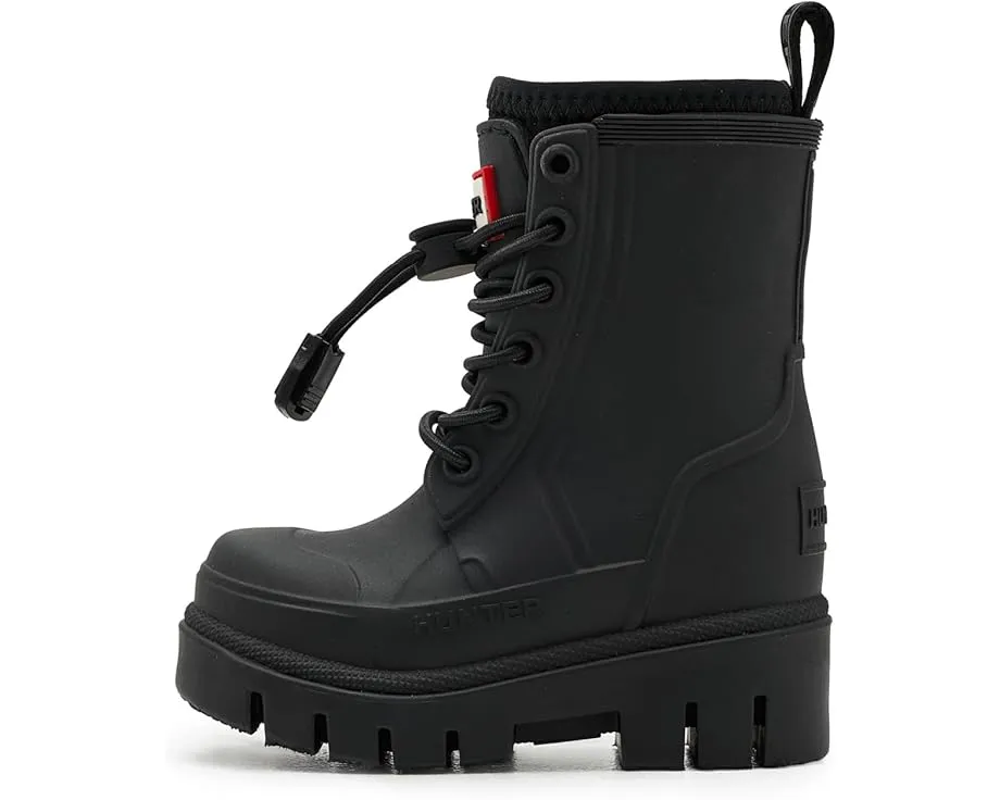 Сапоги Hunter Kids Stamp для малышей и детей с водонепроницаемым верхом на шнуровке