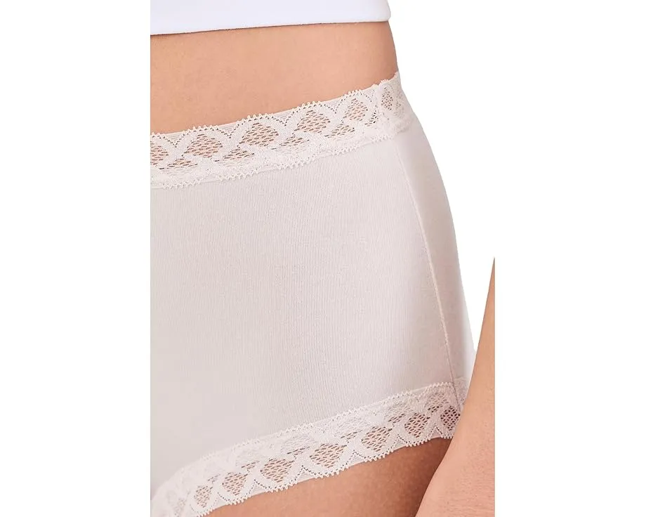 Natori Bliss Full Brief 3 шт. трусы с кружевной отделкой