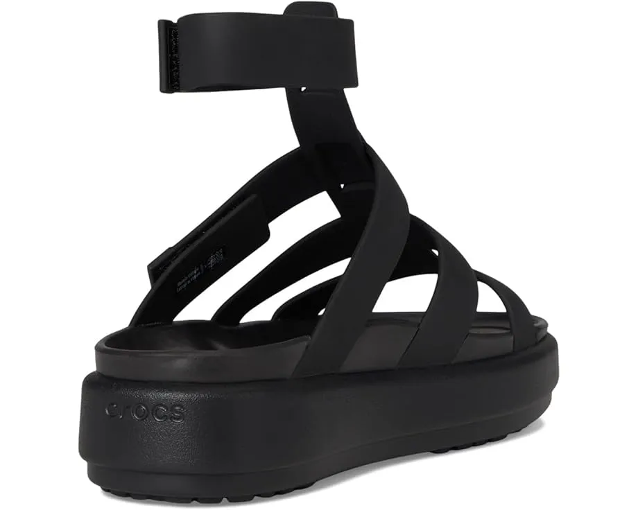 Crocs Сандалии Brooklyn Luxe Gladiator с застежкой на липучке
