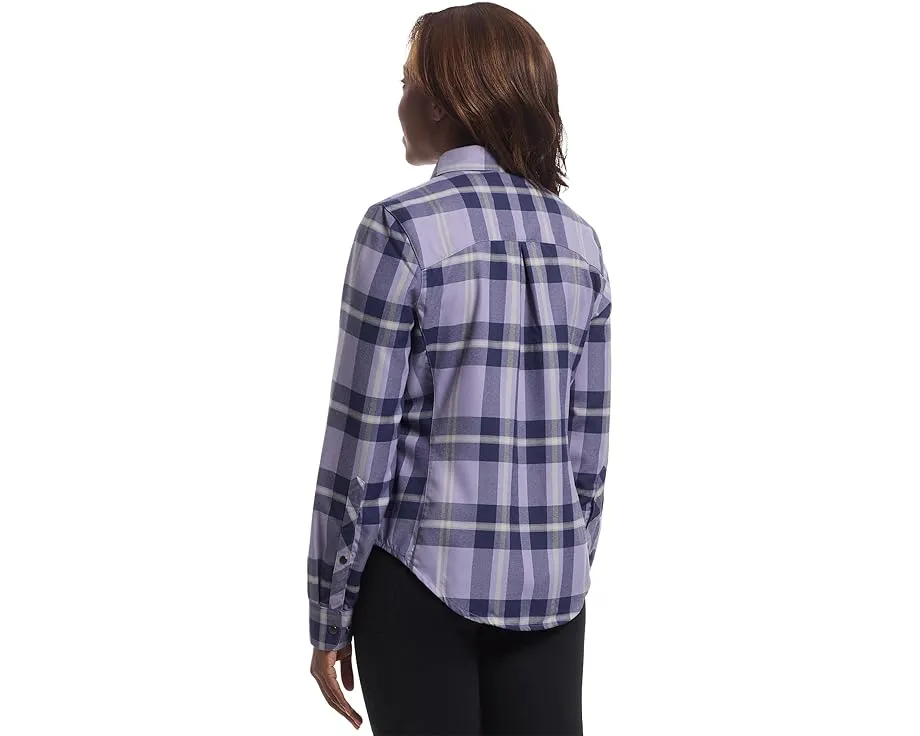 Фланелевая рубашка Flylow Brigitte Tech с длинными рукавами и полной застежкой на пуговицы