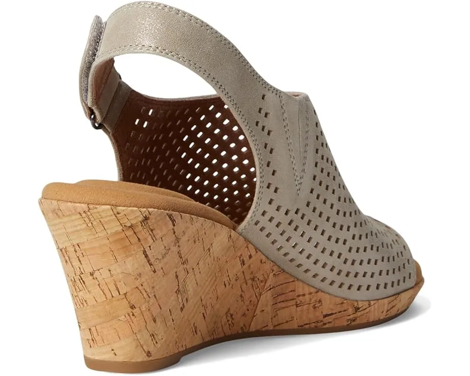 Сандалии Rockport Briah Perf Sling с открытым носком и пробковой платформой