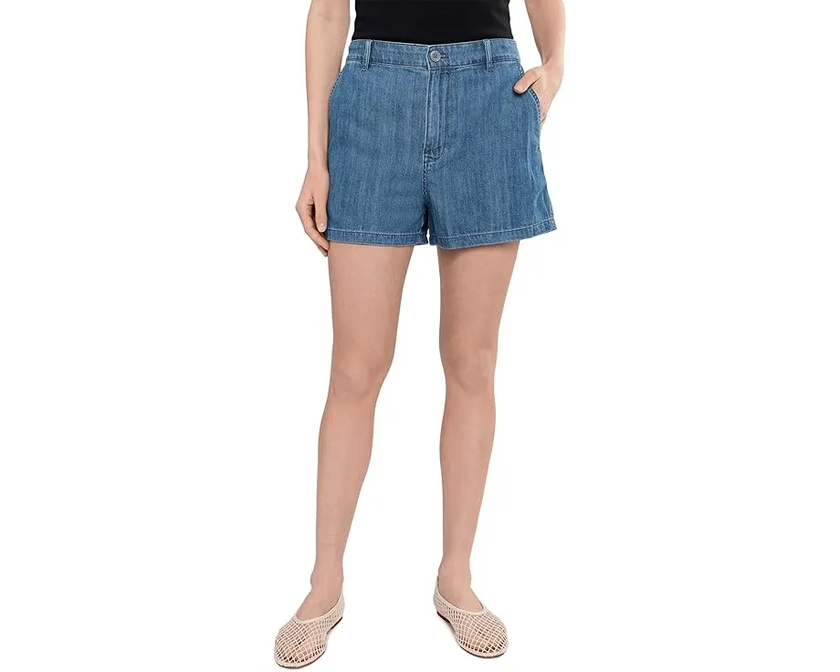 Шорты Zoe Shorts Madewell с эластичной спиной из денима