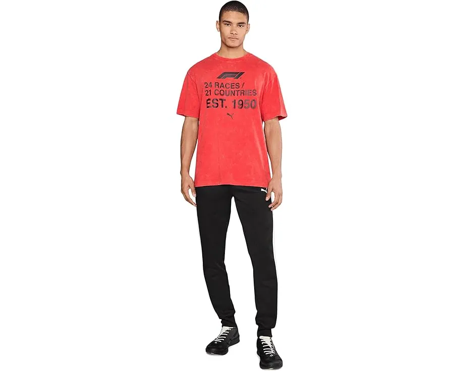 Спортивные штаны PUMA T7 Always On Track с вставками и манжетами