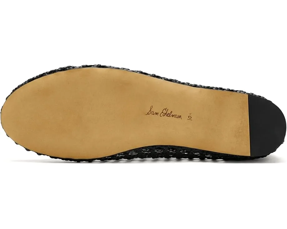 Балетки Sam Edelman Shira с плетеной кожей и квадратным носком