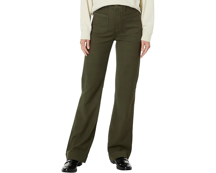 Faherty брюки Stretch Terry Patch Pocket с широкими штанинами и четырьмя карманами