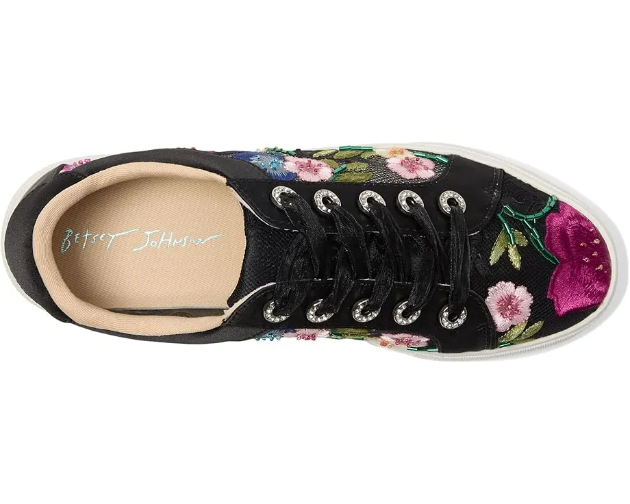 Кроссовки Jayla с вышивкой цветов на платформе