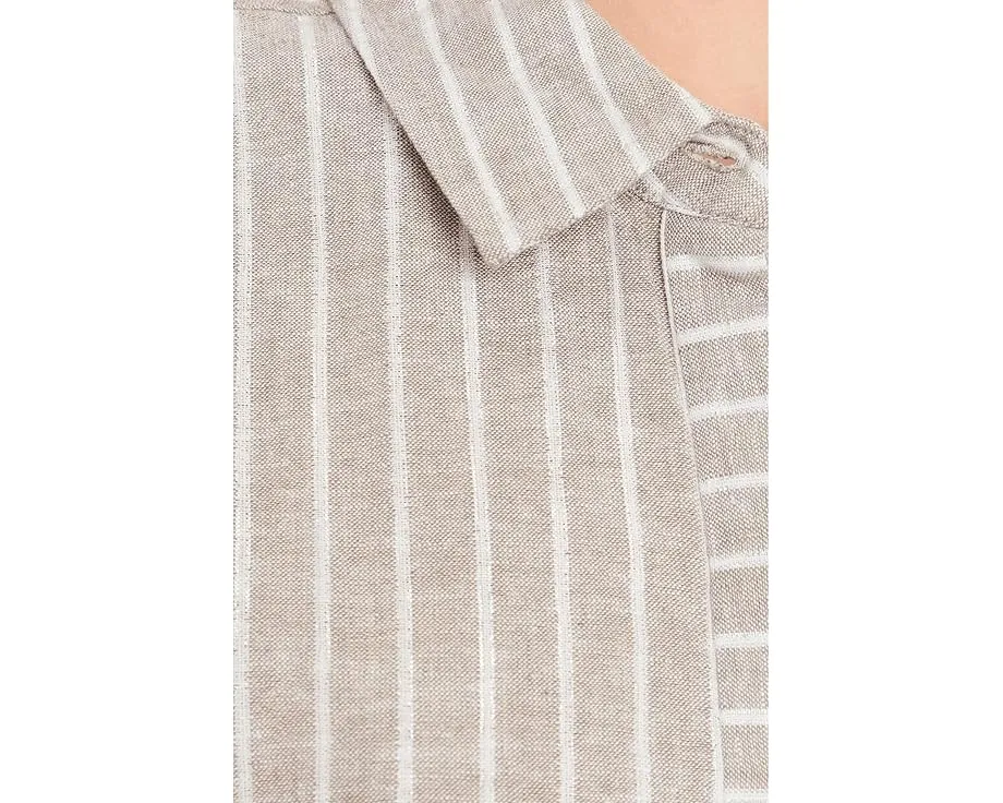 Рубашка Petite Lurex Linen Resort от NIC+ZOE с блестящими нитями