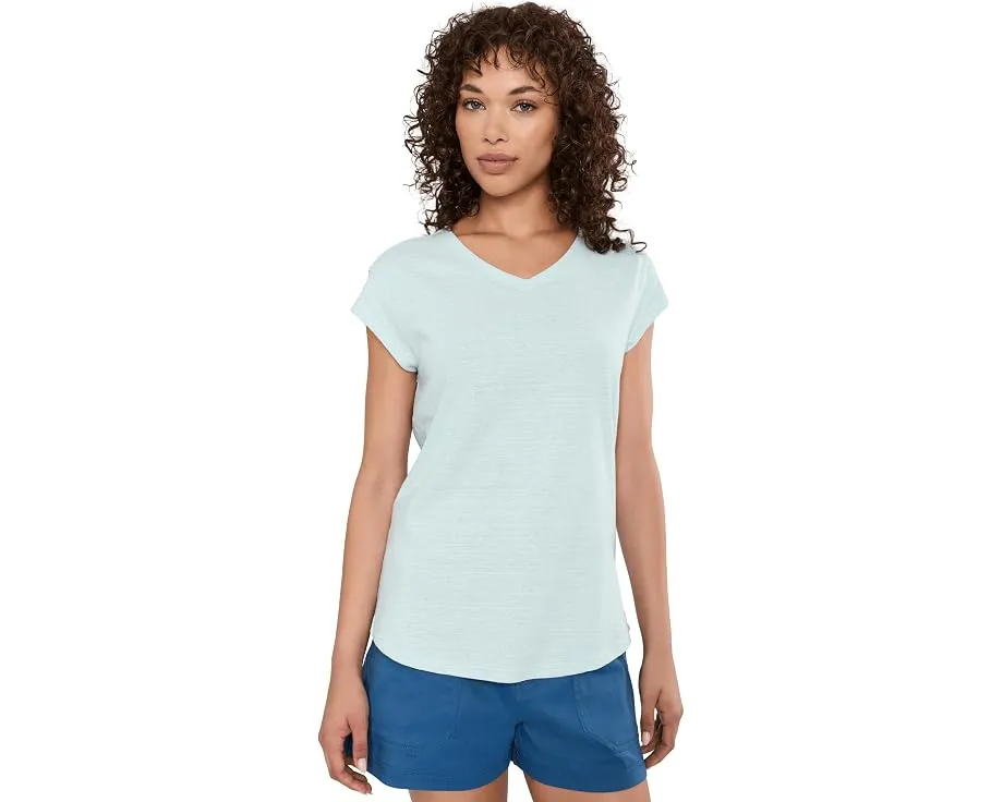 Футболка Royal Robbins Vacationer V-Neck Short Sleeve из смесовой ткани