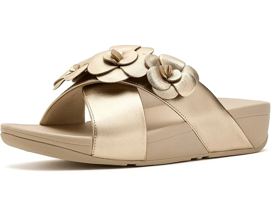 Сланцы FitFlop Lulu Flower Cross с цветочным перекрестным дизайном