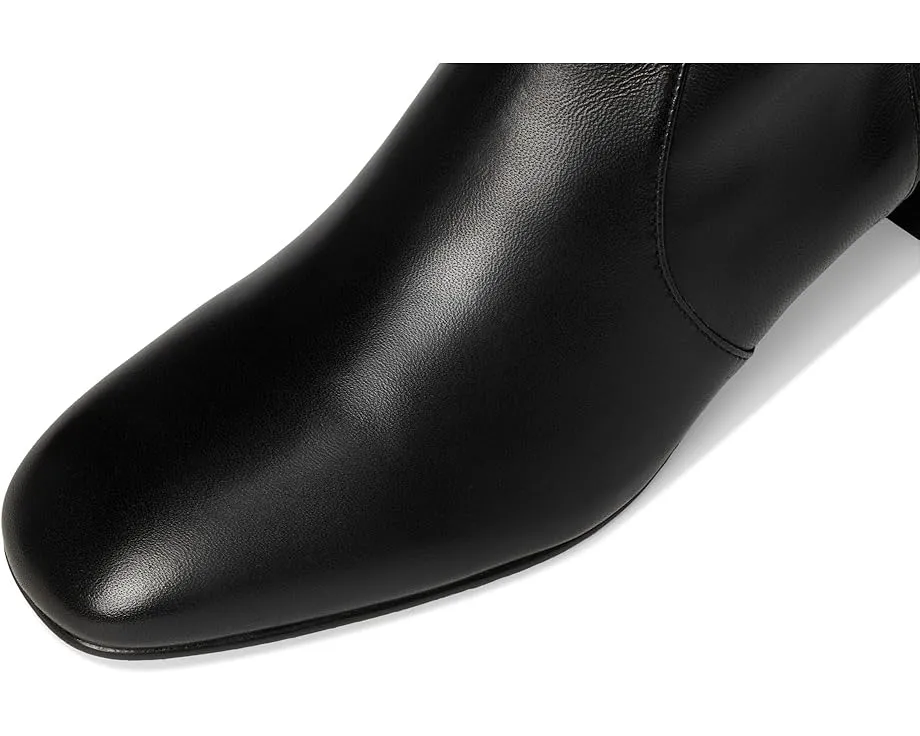 Ботильоны Stuart Weitzman Maeve Zip с квадратным носком на устойчивом каблуке