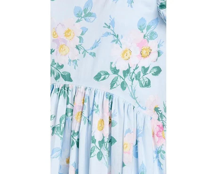 Платье для девочки с цветочным принтом и рукавами-фонариками Janie and Jack