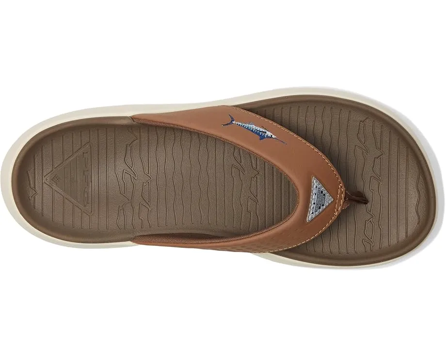 Шлепанцы Columbia Boatside Fish Flip с мягкой стелькой и подошвой Omni-Grip LT