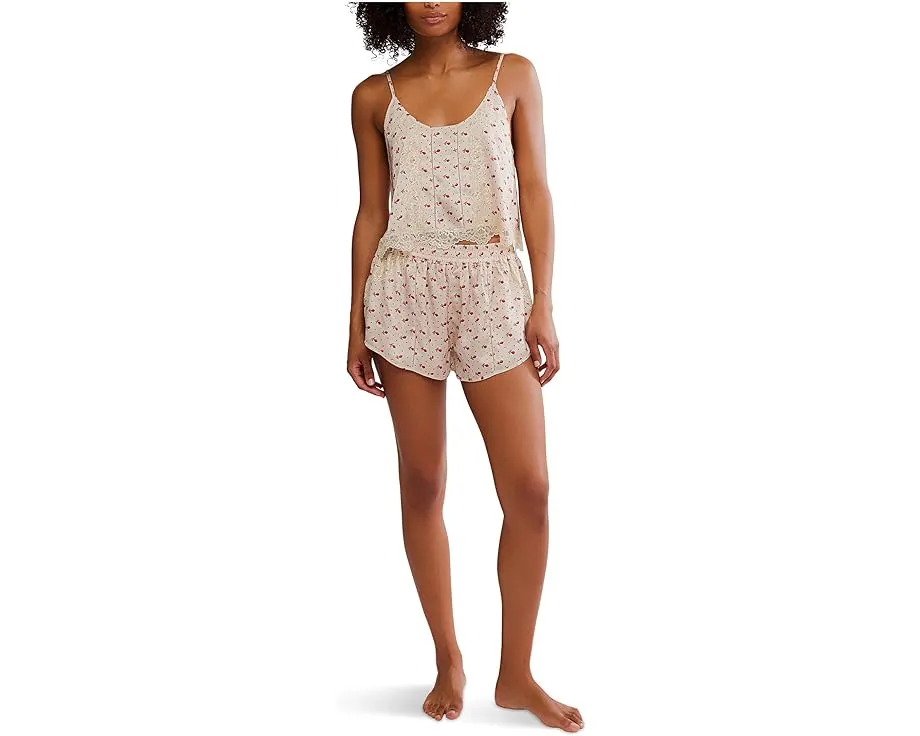 Пижамный комплект Free People Midnight Muse Printed Set из хлопка