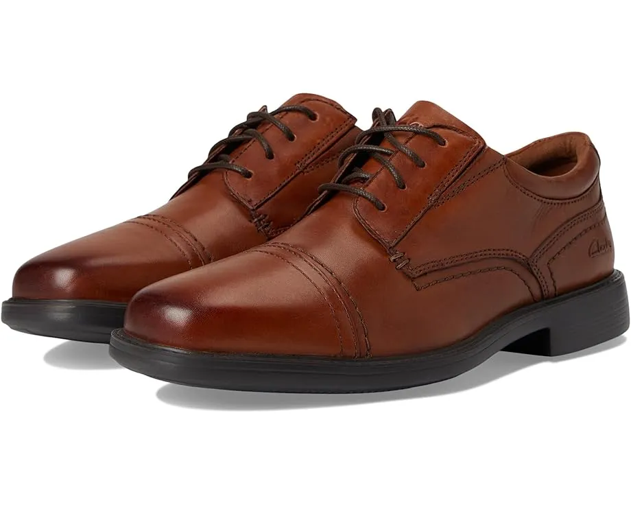 Туфли Clarks DressLite Cap из кожи с эффектом состаренности