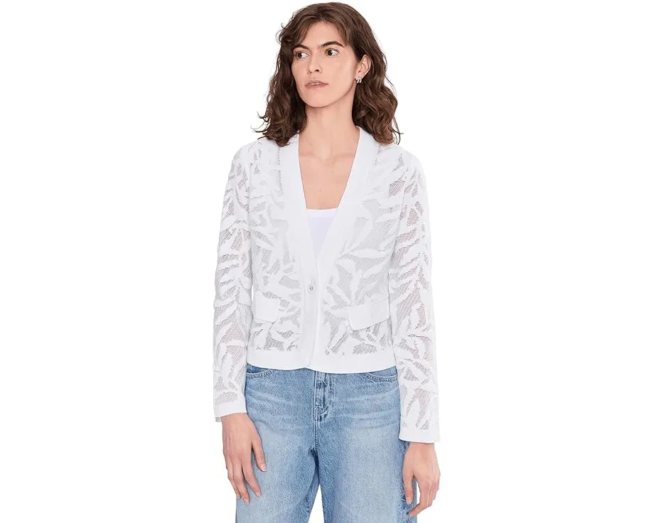 Легкая кружевная куртка Garden Lace от NIC+ZOE с V-образным вырезом
