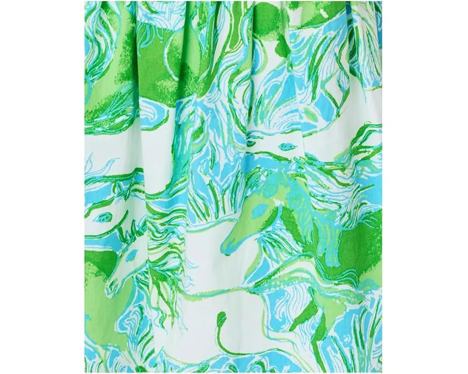 Платье Mini Cheri с цветочным принтом и бантом от Lilly Pulitzer Kids для девочек