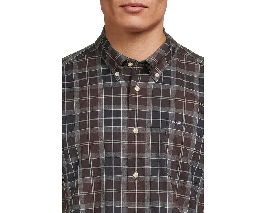 Рубашка Barbour Wetheram Tailored Tartan в клетку с классическим кроем