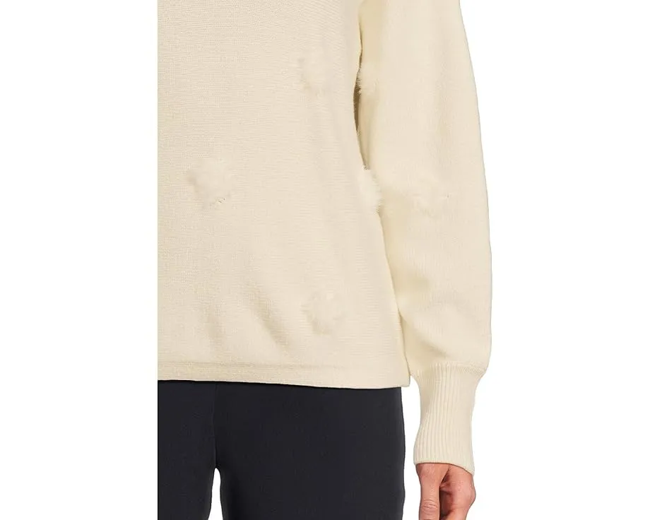 Свитер Elliott Lauren On the Dot с воротником-гольф и ворсистыми точками