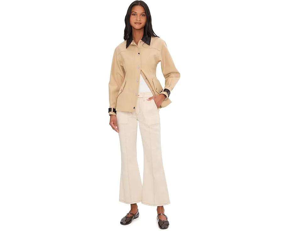 Расклешенные джинсы Liverpool Los Angeles Hannah 71 см с утилитарными деталями