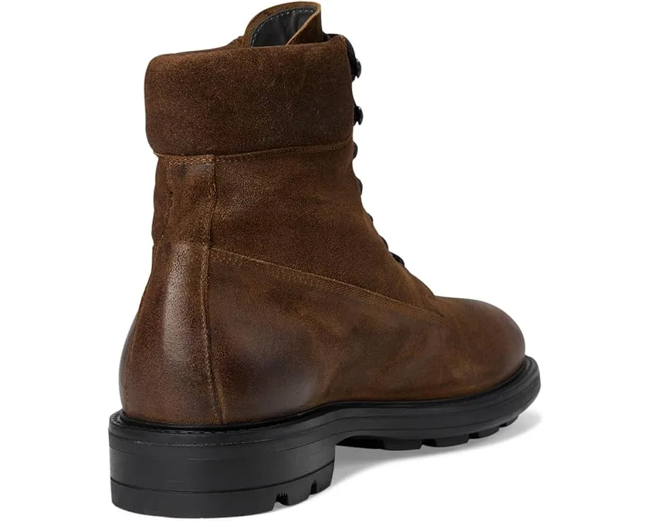 Ботинки To Boot New York Piero высотой до икры на устойчивом каблуке из замши