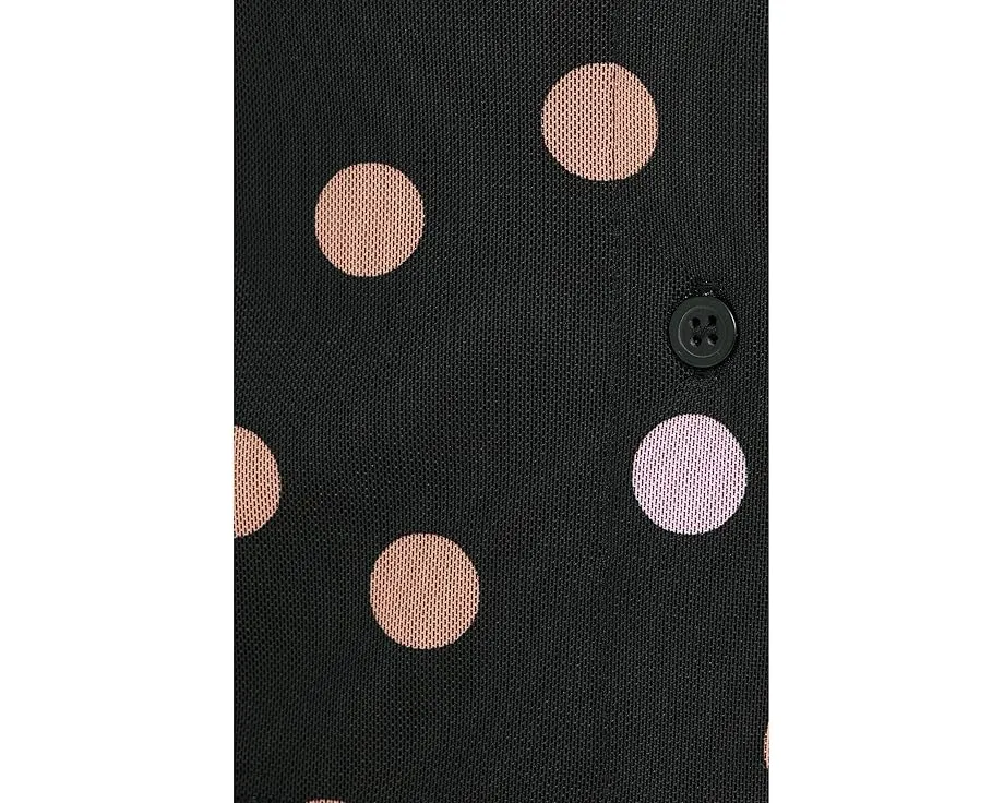 Sanctuary приталенная блузка на пуговицах с сеткой и цветочным принтом