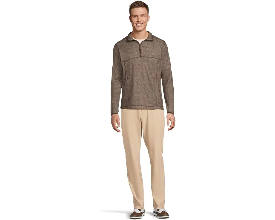 Johnston & Murphy толстовка Textured Fleece Quarter-zip с фактурным флисом