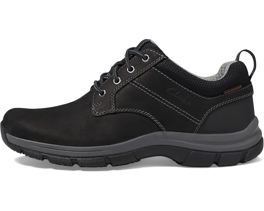 Clarks Walpath Low водонепроницаемые кожаные кроссовки на квадратном каблуке