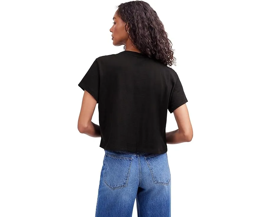 Футболка Madewell The Boxy Crop Tee из мягкой ткани