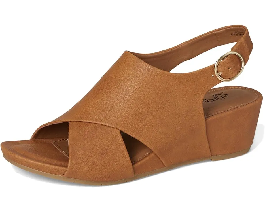 Сандалии EuroSoft Rhonda на клиновидном каблуке с регулируемой пряжкой