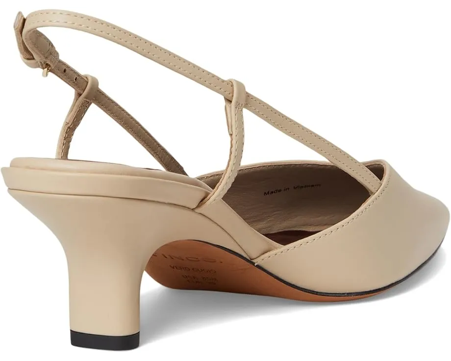 Туфли Vince Levvy на удобном низком каблуке с острым носом и регулируемой застежкой