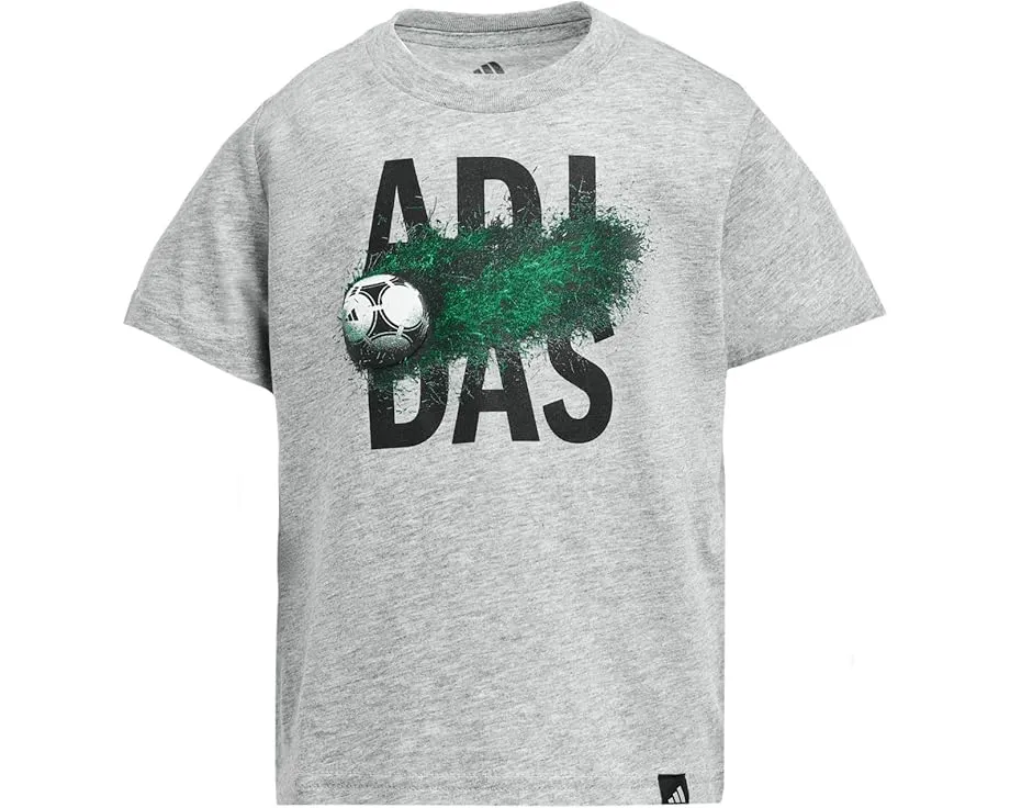 Футболка Soccer Motion Heather для детей adidas с принтом футбольного мяча