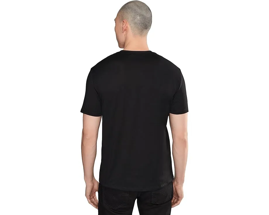 Футболка Armani Exchange Box Logo с круглым вырезом