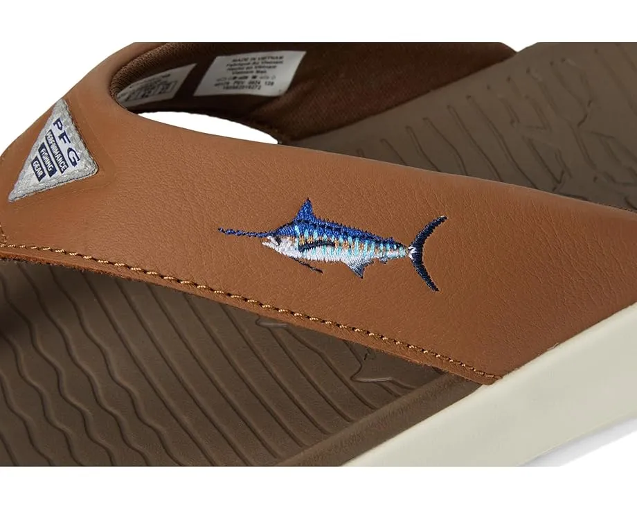 Шлепанцы Columbia Boatside Fish Flip с мягкой стелькой и подошвой Omni-Grip LT