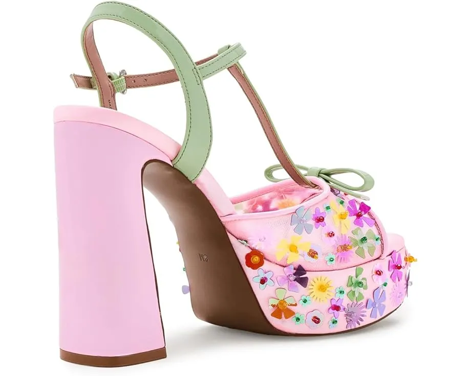 Босоножки Blue by Betsey Johnson Melodie на платформе с бантом и пайетками