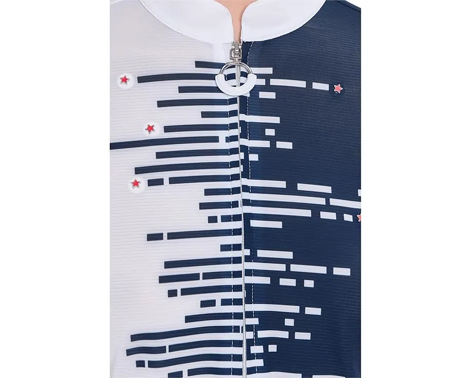 Длинный топ Jamie Sadock с контрастным дизайном и молнией