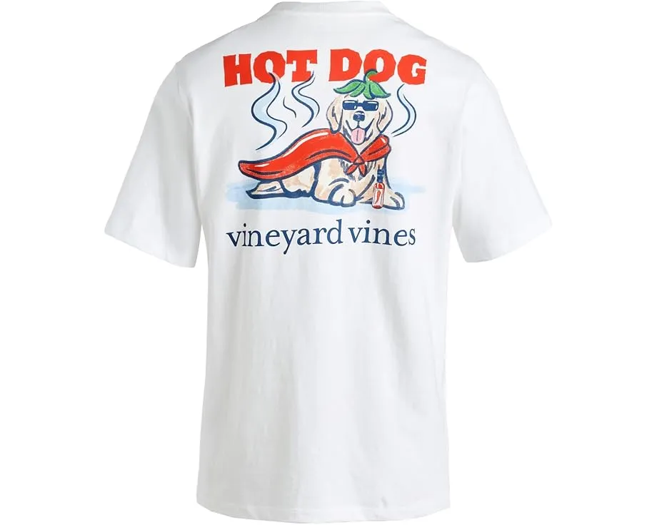 Детская футболка Vineyard Vines Kids с чили и собакой