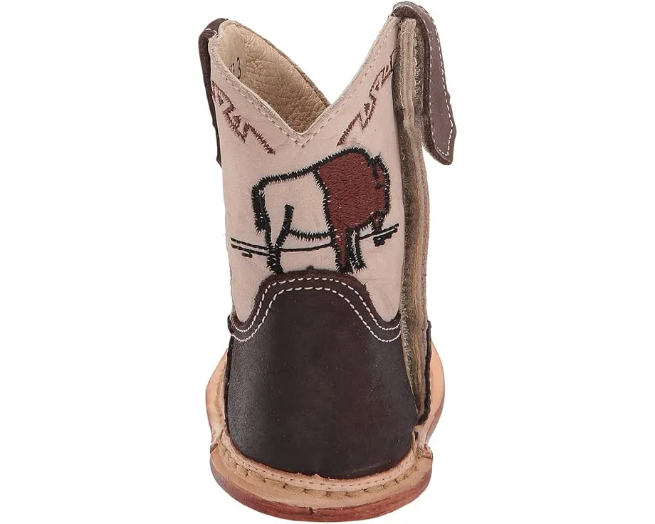 Детские ковбойские сапоги Roper Kids Cowbaby Buffalo с вышивкой бизона