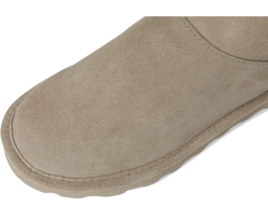 Зимние угги Bearpaw Jenni из замши с меховой отделкой и декоративной пряжкой