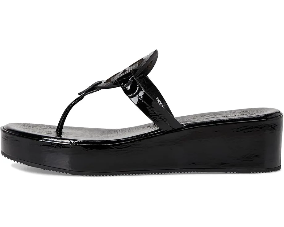 Босоножки Tory Burch Miller Wedge 25Mm на платформе с кожаным верхом