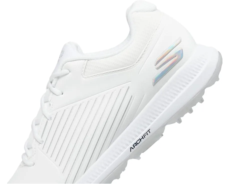 Skechers кроссовки для гольфа Go Golf Elite 5-GF белые с серебром