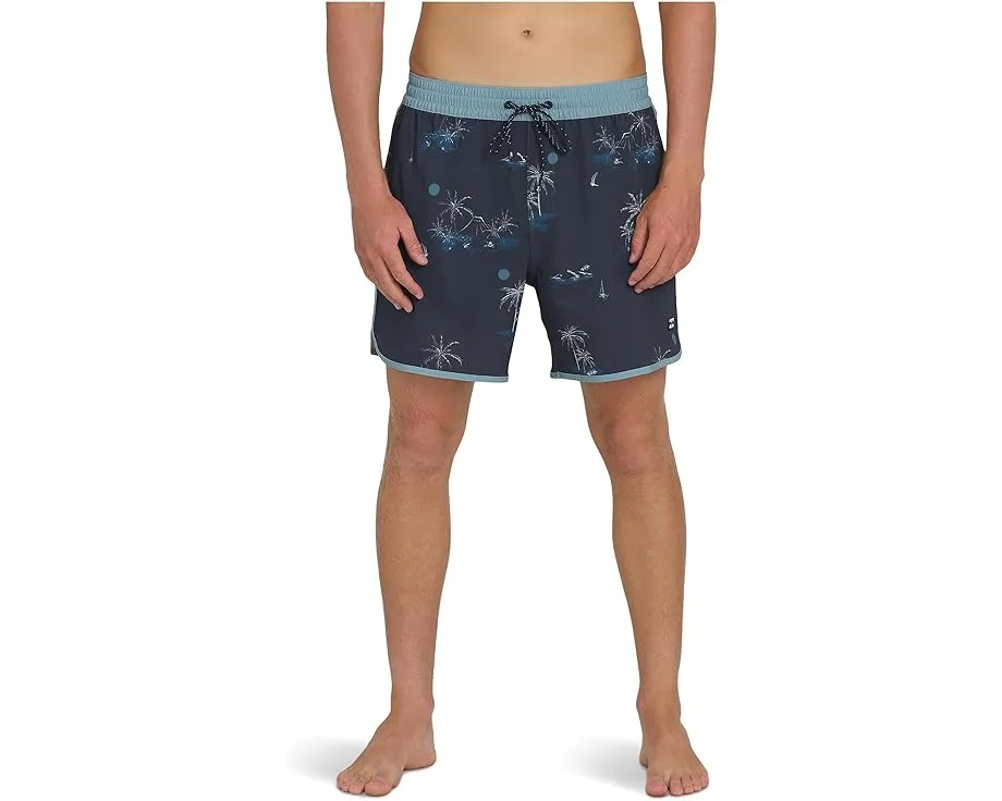 Шорты Billabong Seventy Three LB с принтом и эластичным поясом
