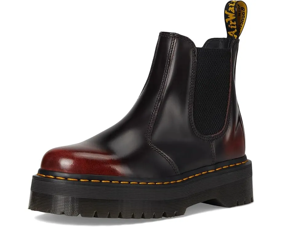 Кожаные челси Dr. Martens 2976 Quad с эффектом потертости и подошвой Quad