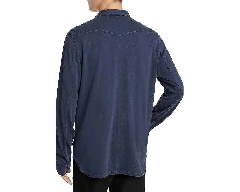 Рубашка John Varvatos Arvon Western с накладными карманами