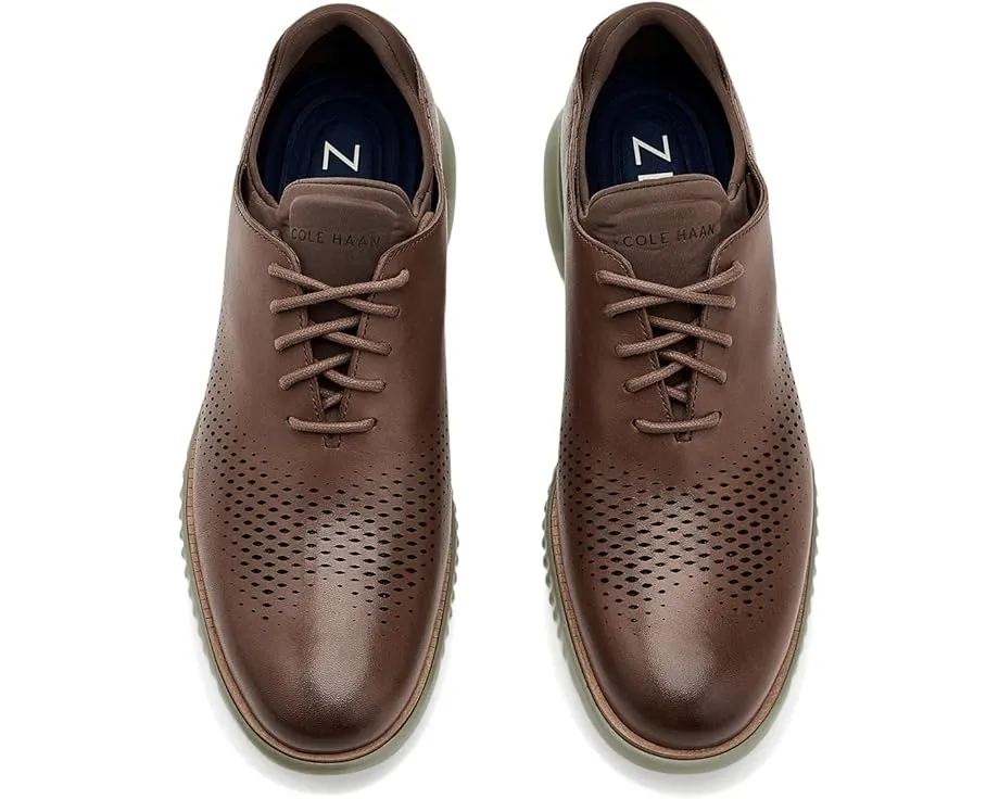 Оксфорды 2.Zerogrand Casual Leather Laser Wing Tip на легкой подошве
