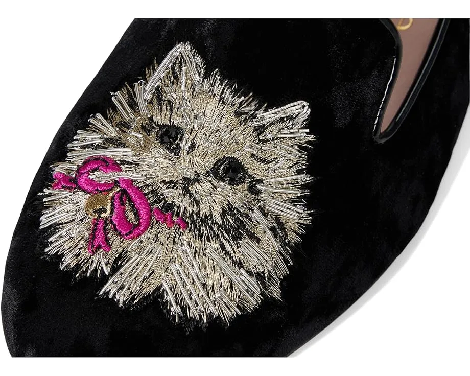 Лоферы Kate Spade New York Lounge с кошачьим принтом на кожаной подошве