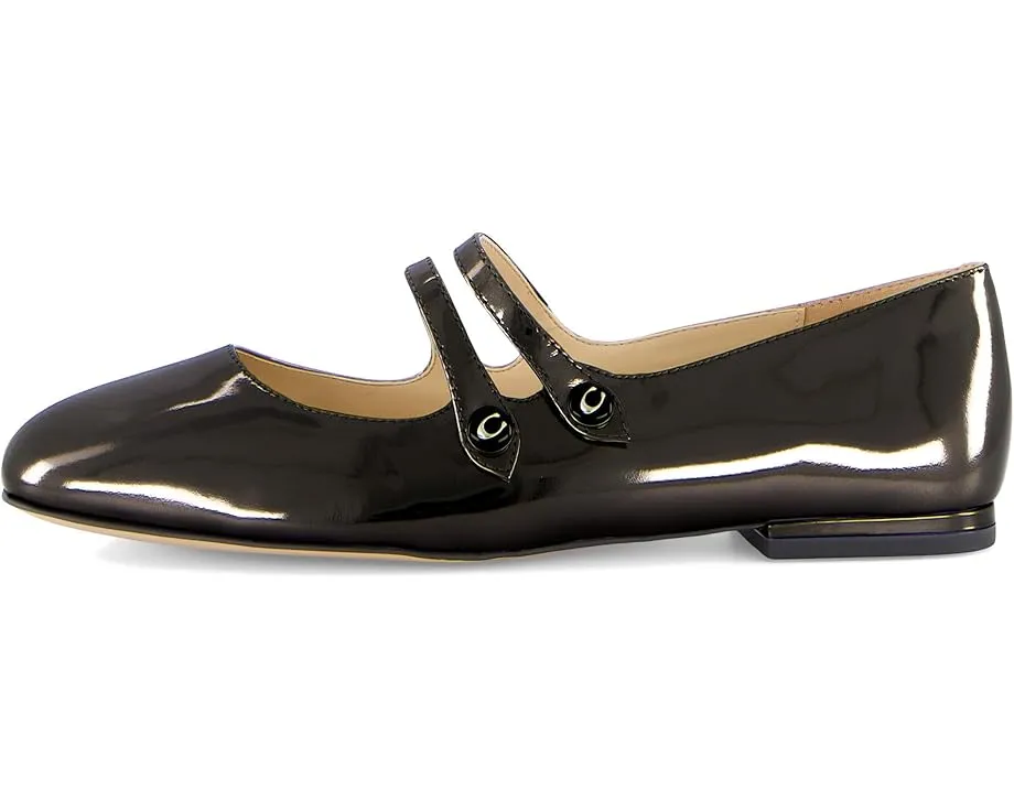 Туфли Mary Jane Winley Metallic Leather от COACH с квадратным носком