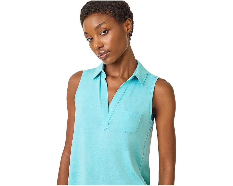 Lilly Pulitzer безрукавный поло Dune с защитой UPF 50
