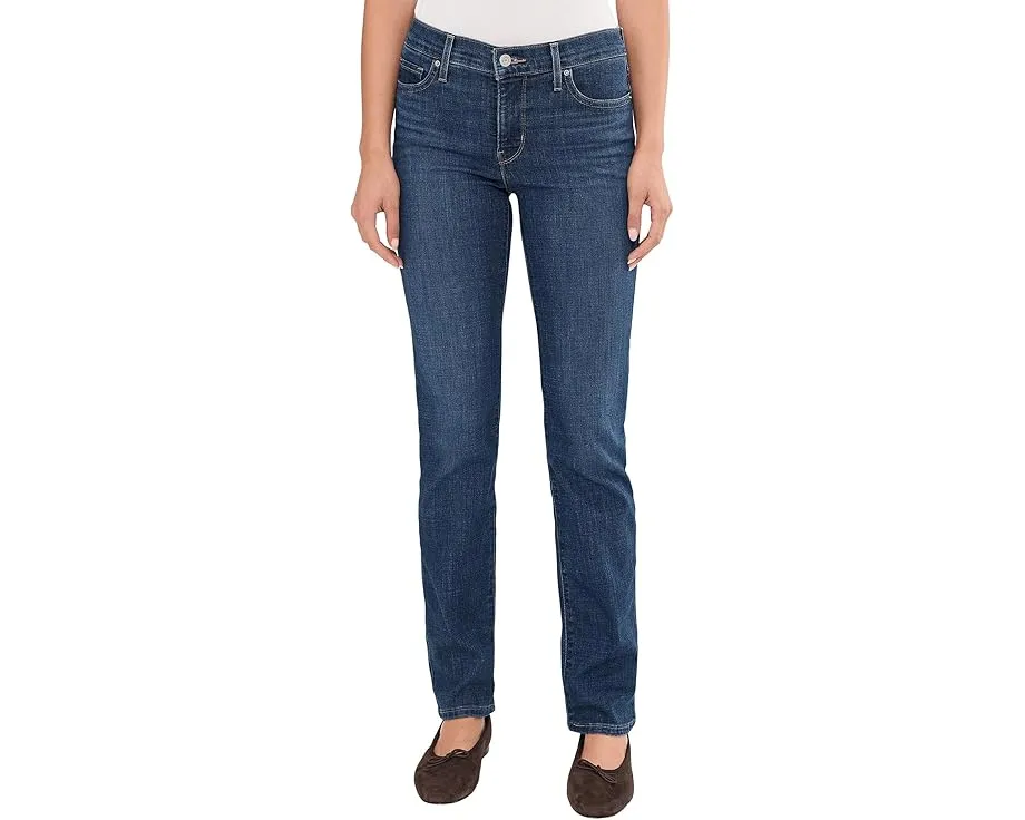 Прямые джинсы Levi's Womens 314 Shaping Straight с моделирующей вставкой и средней посадкой
