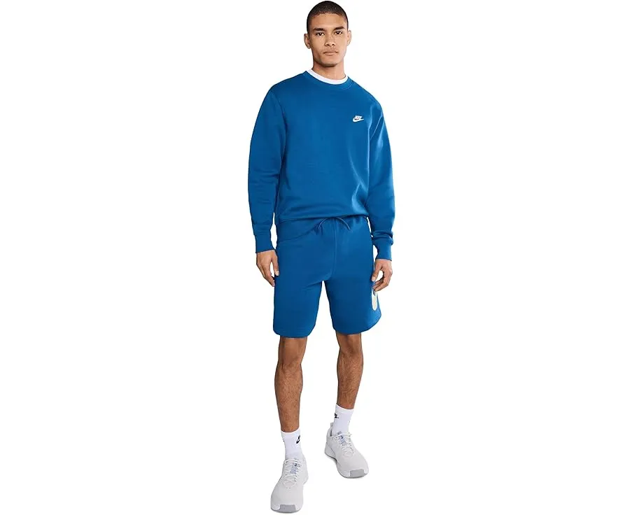Свитшот Nike Club Basketball Crew с начесом и длинными рукавами