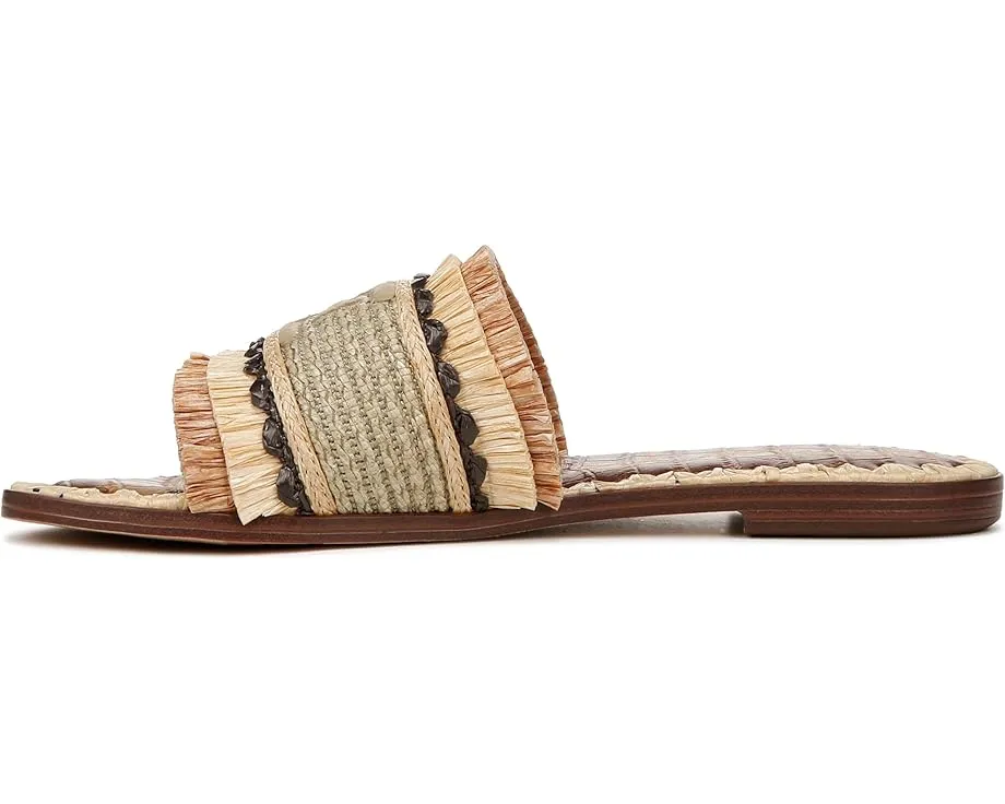 Сандалии Sam Edelman Georgia Slide с верхом из рафии